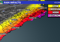 4 PM Update: Hurricane Dorian moving parallel to Florida coast at 5 mph