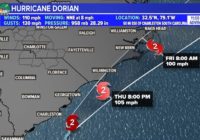 4 p.m. update: Dorian producing dangerous winds, storm surge, flooding across Carolina coast