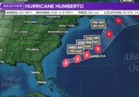 Major Hurricane Humberto moves beyond Bermuda, TS Jerry spins in Atlantic