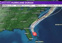 Hurricane Dorian's outer bands batter Florida's east coast
