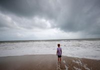 Hurricane Dorian finally moving northwestward and growing in size