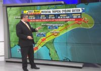 Path of potential tropical storm crosses North Carolina