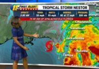 Tropical Storm Nestor races toward Florida Panhandle, could bring rain and strong winds to NC