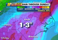 Tropical Storm Nestor downgraded, expected to bring rain to central NC Sunday
