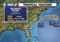 The Latest: Nestor brings rain, tornado warnings to Georgia