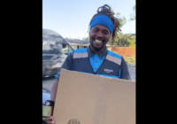 Even tornado damage couldn't stop this Amazon crew from delivering a Dallas woman's package