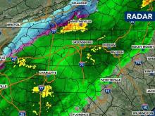 Wintry weather radar: 9 a.m. Tuesday