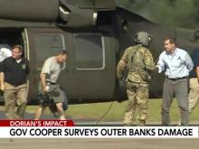 Gov. Cooper speaks after seeing damage from Hurricane Dorian
