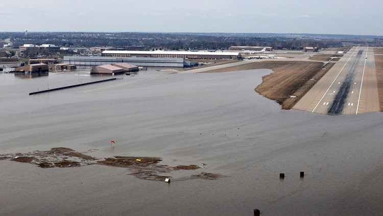 Spring Flooding National Security Offutt Air Force Base Strategic Command