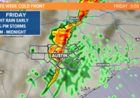 Wind, Hail, and Isolated tornadoes possible Friday