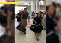 VIDEO: US firefighters met with applause arriving at Australia airport to help battle wildfires