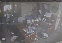 Security cam shows tornado rip up North Central High School