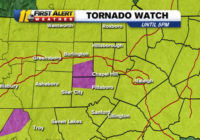 NC Weather: Tornado warning issued for Durham, Orange, Person counties