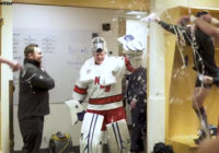 Zamboni driver David Ayres makes NHL debut as 42-year-old emergency goalie, helps Hurricanes win