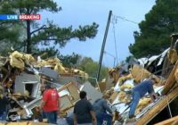 Roofs, walls and ceilings scattered after tornado hits Jonesboro, Arkansas