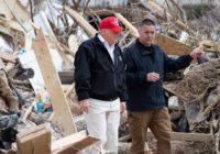 President Trump surveys tornado damage, marvels at 'tremendous heart'