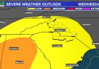Severe weather possible across Charlotte area late Wednesday night