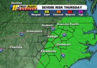 Slow-moving line of thunderstorms could bring localized flooding Thursday morning