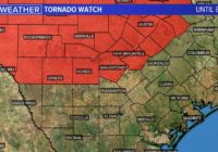 Tornado Watch until 8 a.m. in San Antonio; Wind Advisory for later Sunday