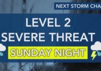 Easter Sunday brings rain, overnight severe storms with damaging winds, isolated tornadoes