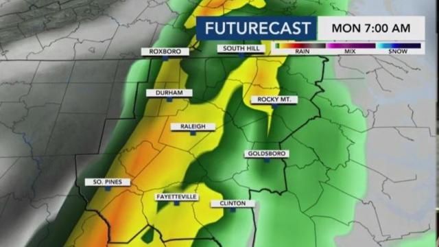 Futurecast: Storms overnight Sunday, Monday morning