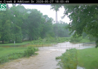 Flash Flood Warning for Charlotte as Bertha rain causes creek flooding