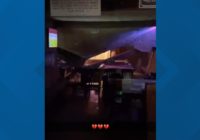 Roof collapses at iconic Dixie Chicken after severe weather hits College Station