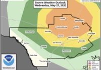 Severe weather possible for San Antonio including 'large hail,' and an isolated tornado