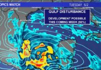 Gulf coast residents urged to keep close tabs on the gulf. Tropical Storm development possible this week