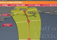 Tropical Storm Cristobal's US landfall expected in Louisiana, but Texas isn't totally in the clear
