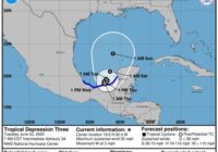 Tropical Storm Cristobal moving north across Gulf of Mexico, too soon to forecast path