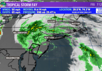 Tropical Storm Fay Makes Landfall Near Atlantic City