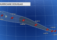 Hurricane Douglas forms in the Pacific, could strike Hawaii as a tropical system next week Hurricane Douglas forms in the Pacific, could strike Hawaii as a tropical system next week