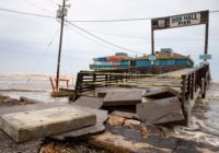 Beach area near Bob Hall Pier closed to clean up debris from Hurricane Hanna