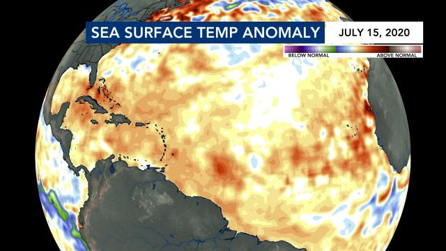 Sea surface temperatures