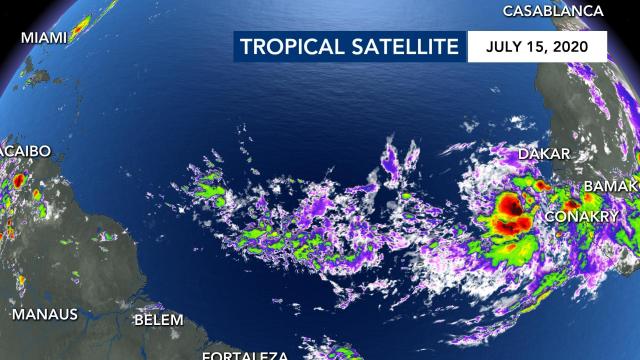 Tropical satellite for July 15, 2020