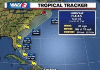 Isaias becomes the second hurricane of the 2020 season
