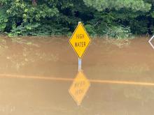 Red Oak flooding (Luke Notestine, WRAL photo)