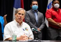 Texas Gov. Greg Abbott visits following Hurricane Hanna