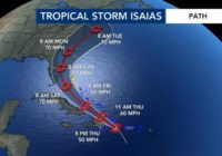 Tropical Storm Isaias update 5 p.m. July 30