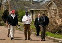 President Trump visits Texas to survey Hurricane Laura destruction