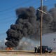 Emergency crews respond to a pipeline explosion near Lantana and Up River road in Corpus Christi, Texas on Friday, Aug. 21, 2020.