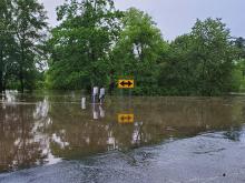 Flooding in two areas in Sampson County