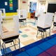 Dividers and faces makes are setup on desks 6ft apart as S.F. Austin Elementary school in Gregory, Tx, prepares for in person teaching set to start on September 8, 2020.