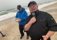 Bento Box gives Jim Cantore a snack break during Hurricane Isaias coverage