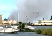 Chemical fire breaks out in Hurricane Laura’s wake