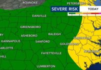 Severe weather threat diminishes, shifts to eastern counties