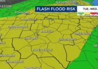 Risk for flash flooding, severe storms this week before cool weather moves in