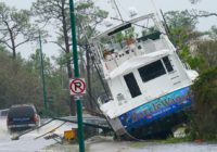 Boats litter neighborhoods following Hurricane Sally Boats litter neighborhoods following Hurricane Sally