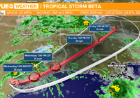 Live radar: How Tropical Storm Beta will impact Central Texas Tuesday